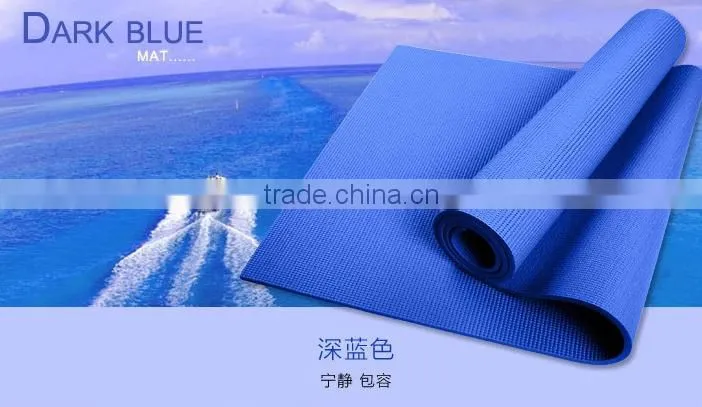 High Quality ECO-Friendly 6mm PVC Yoga Mat Indoor Fitness Equipments Environmental protection Yoga Mat