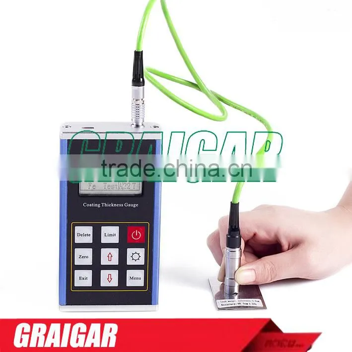 Portable Coating Thickness Gauge Leeb230 Metal Case Magnetic induction