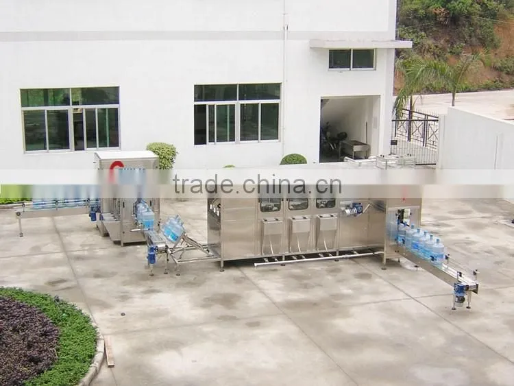 450BPH 5 gallon pure water bottle outside brushing machine washing equipment