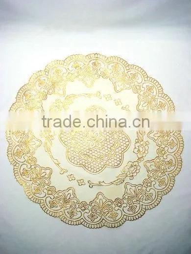 PVC Round Lace Mat /Placemat For One Dollar Item, Kitchenware