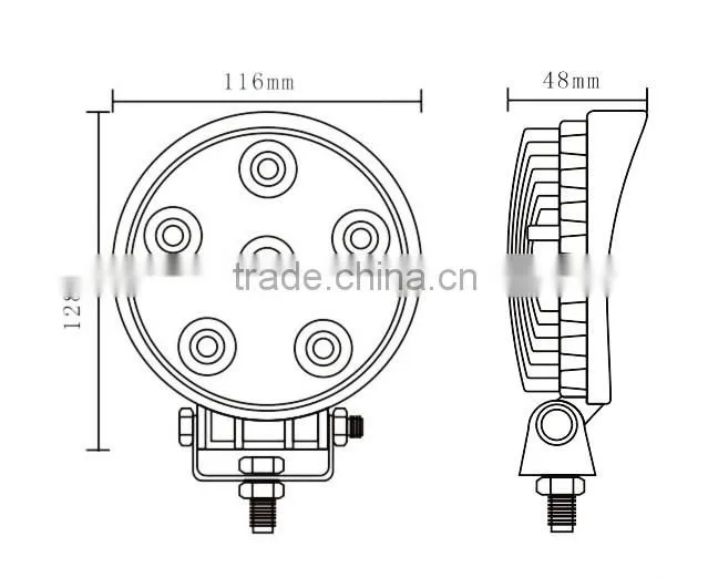 IP67 waterproof 18w led work lights led lighting for boats