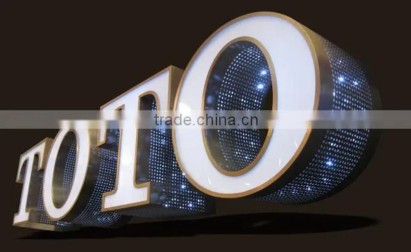 4.0cm width stainless steel coil with hole for led sign