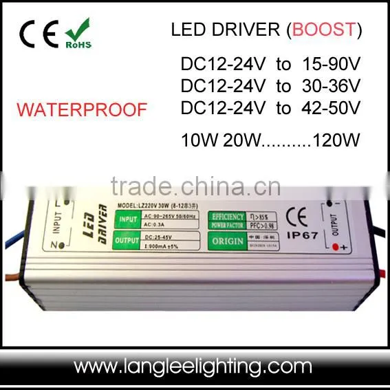 20W DC to DC Solar Energy Waterproof LED Driver Constant Current Waterproof