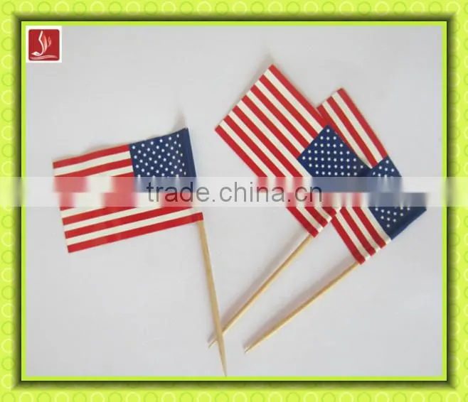 Decoration toothpick with flag