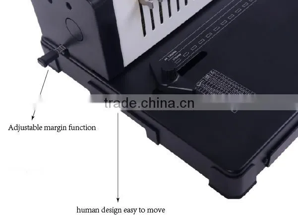 China oem heavy duty metal cardboard binding machine