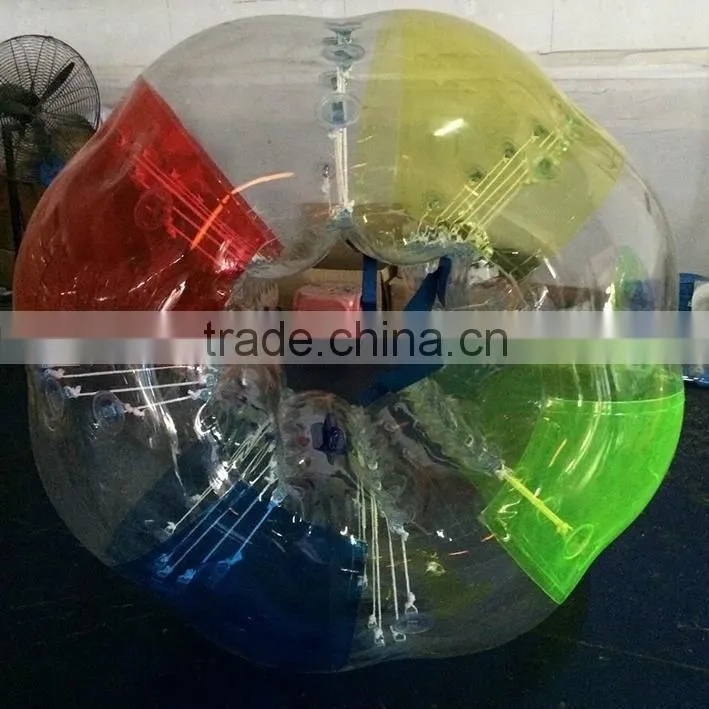 Hola color mix bubble ball/bubble soccer/bubble football for sale