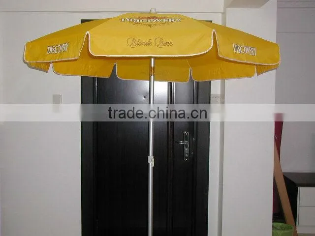 High quality fiberglass beach umbrella with tilt