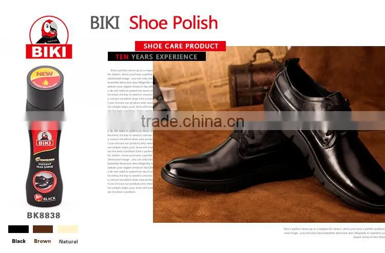 Carnauba wax shoe polish light brown manufacture