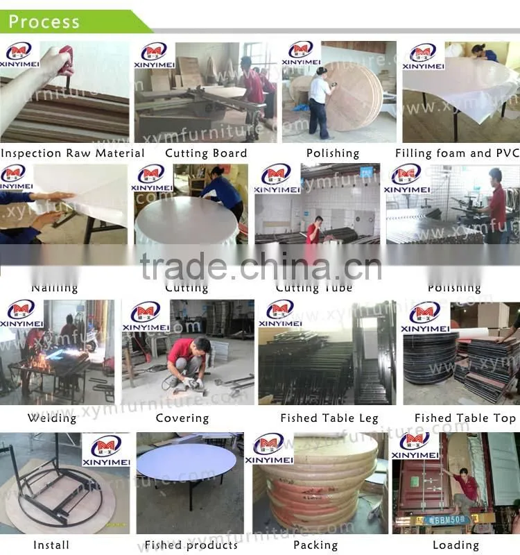 fireproof foldable banquet table