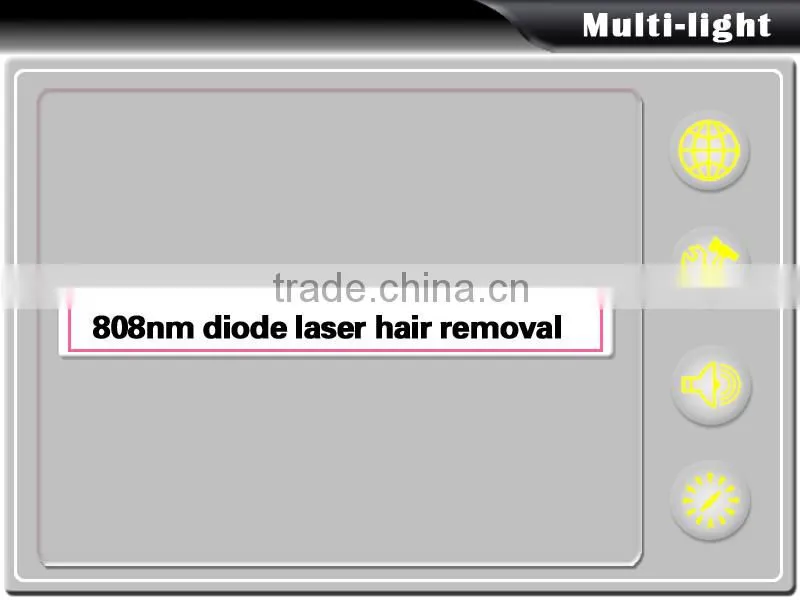 Korea technology! 2016 Newest smart ipl diode laser hair removal machine price