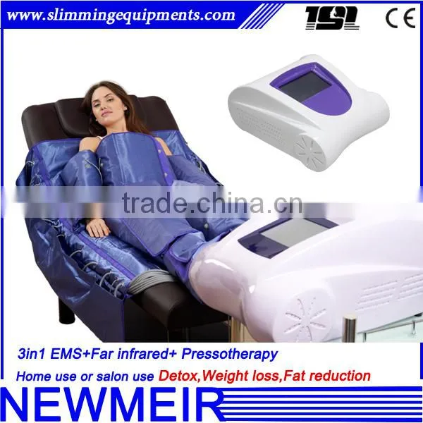Pressotherapy ems lymph drainage infrared massage therapy equipment