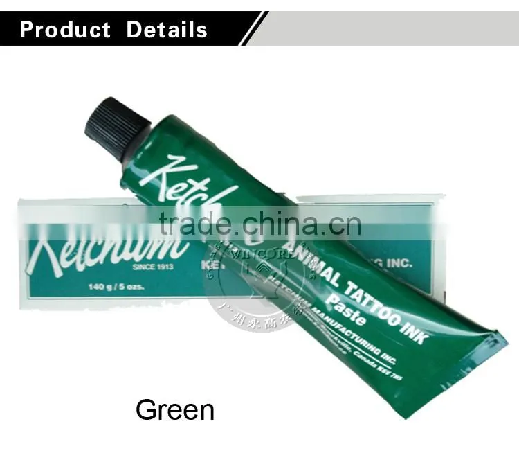 140g Green Animal Tattoo Ink for Veterinary Animal Tattoo Ink