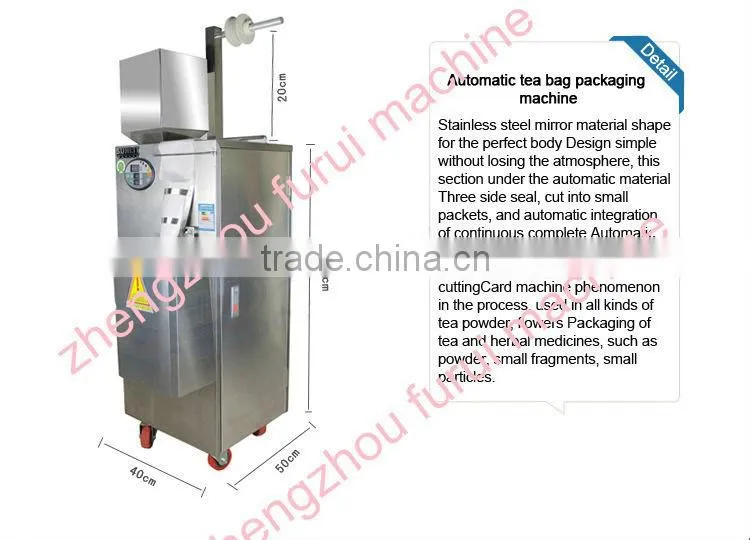 China electric motor dip tea bag packing machine/high speed tea bag packing machine/tea packing machine with tag and thread