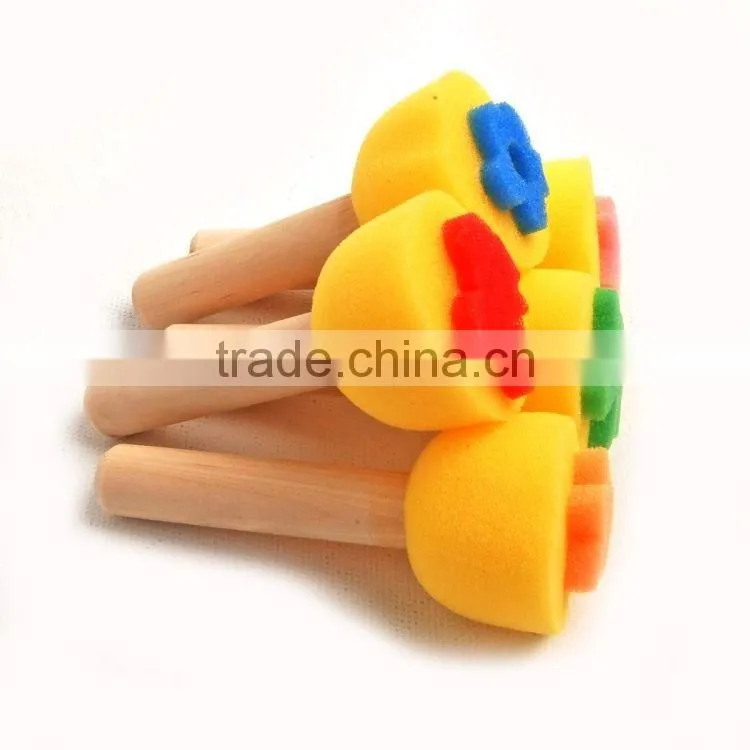 Kids sponge roller/ foam roller with stencil
