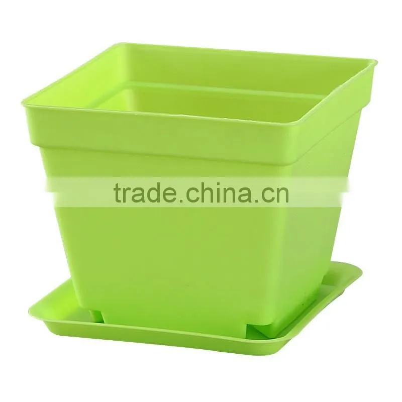 Cheap square black plastic plant flower nursery pot 10*8.5cm