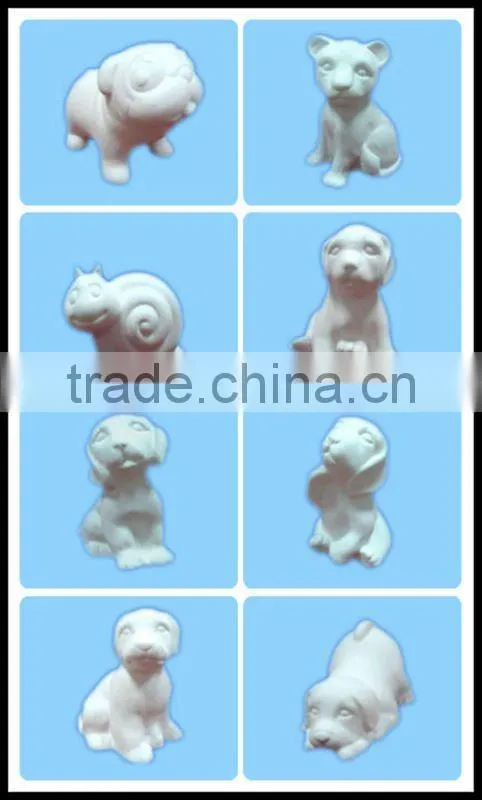 Ceramic Little Elephant Shaped Kid's DIY Bisque Figurine