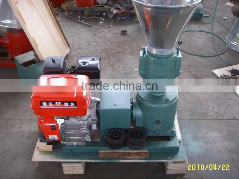 Flat die wood pellet machine