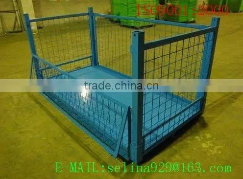 folding metal box container