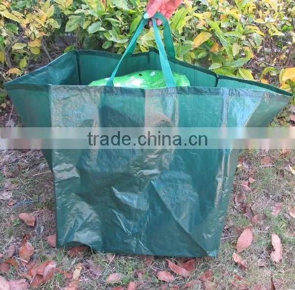 printed pop up garden bag PP PE oxford jute material garden bag wholesaler