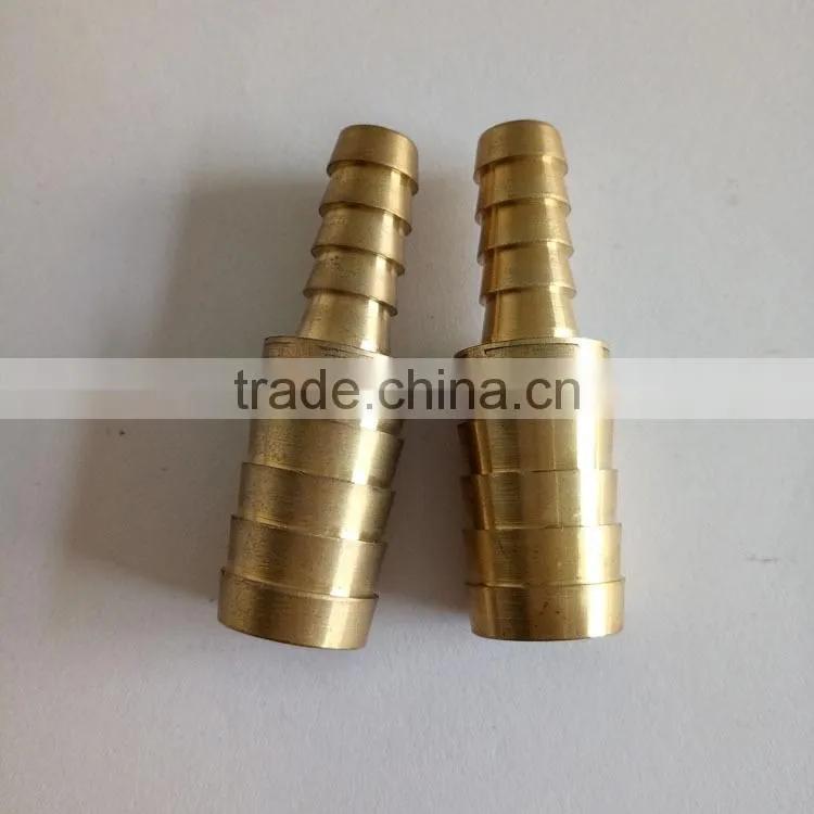 brass reducing straight hose barb fitting