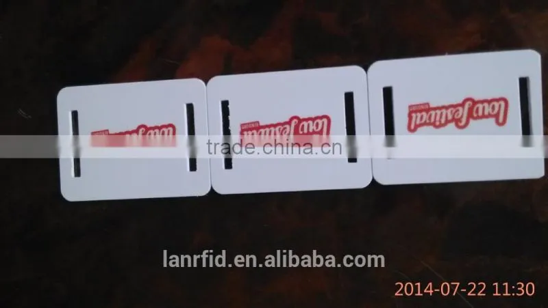 EM4200 chip nfc smart card with two punched holes