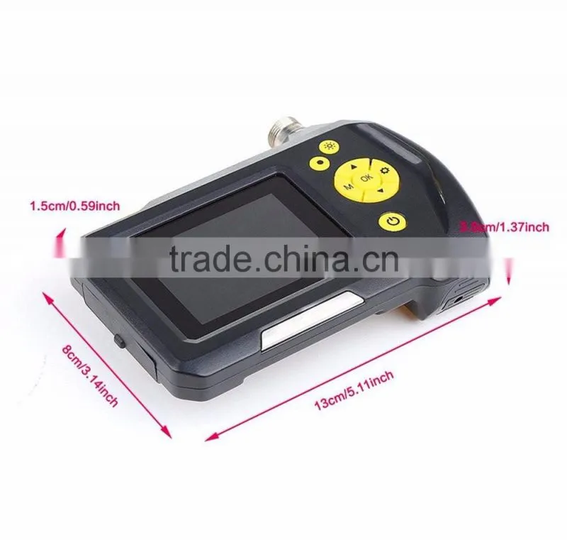 8.2mm Digital Waterproof Handheld Endoscope Digital Inspection Camera System 2.7 inch Screen Monitor and 1 Meter Cable