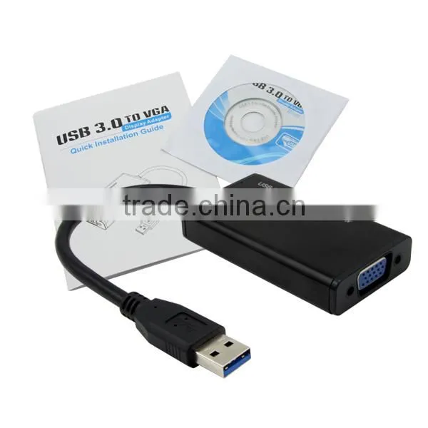 USB 3.0 to VGA Multi Monitor External Video Card Adapter for Windows 7 8- 1920*1080 USB to VGA External Graphics Card
