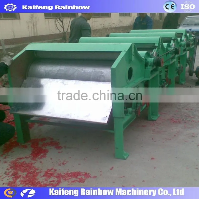 Electrical Manufacture fiber tearing and opening machine Long working life textile tearing machine