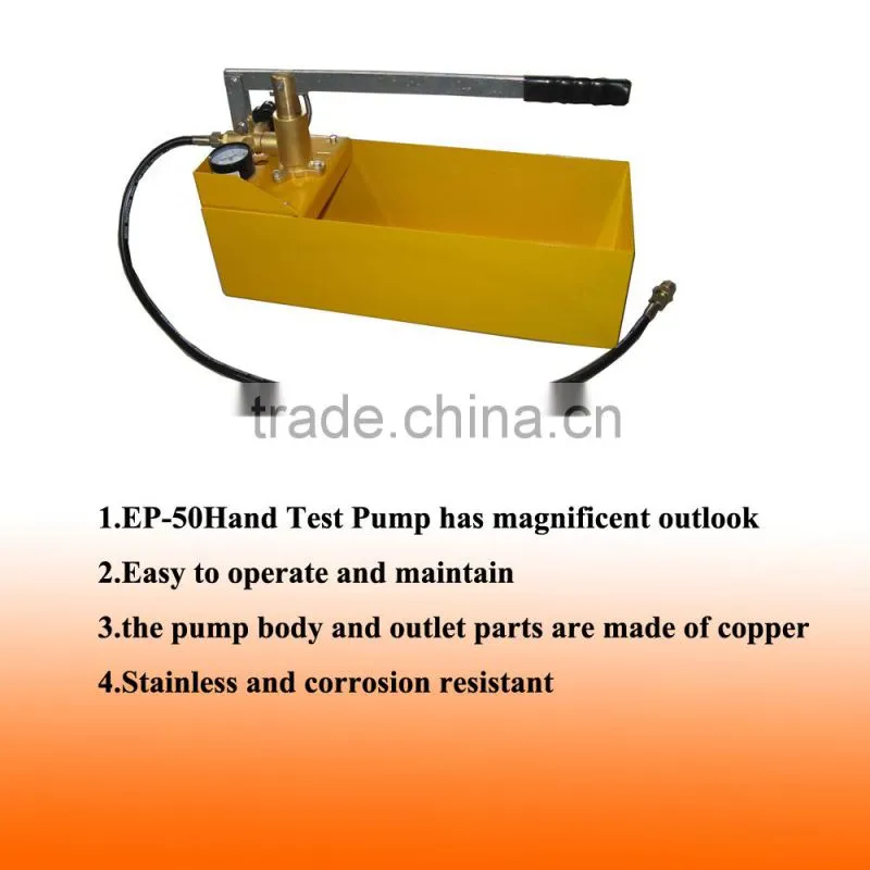 better adaptability hand water pressure test equipment EP-50