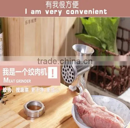New style aluminium alloy manual meat mincer machine