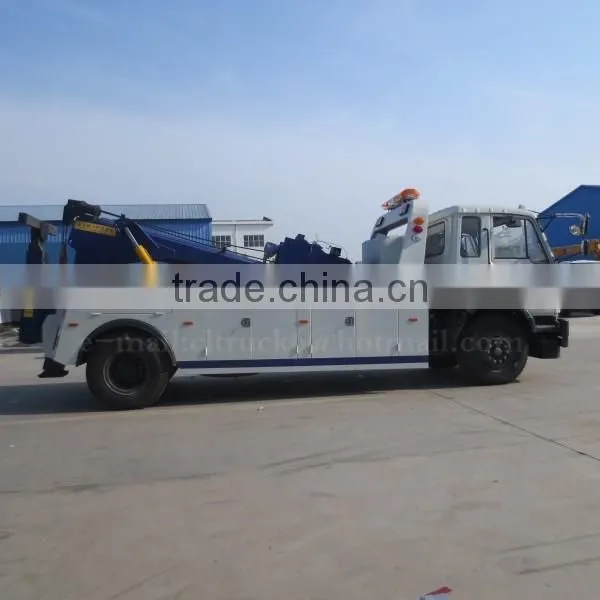 210hp DONGFENG 4*2 Under Lift Wrecker Truck 16 ton