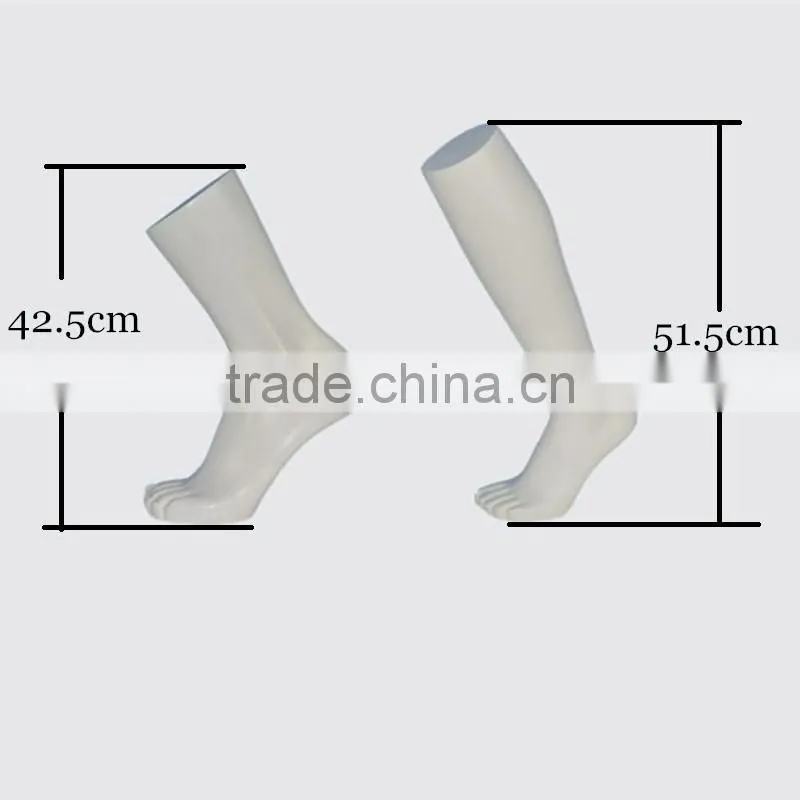 Fashion sock and shoes display baby foot mannequin for sale