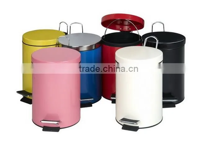 Mini Stainless Steel ,PP,Surface Spray Trash Can With Lid