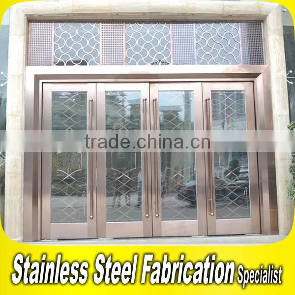Keenhai OEM Custom Made Stainless Steel Interior Metal Frame Door