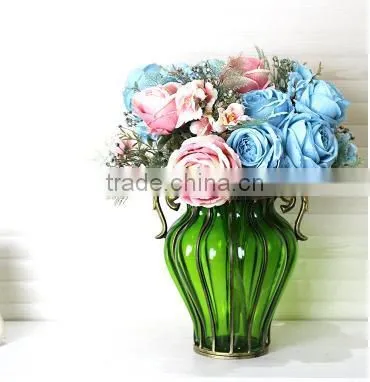 metal vase
