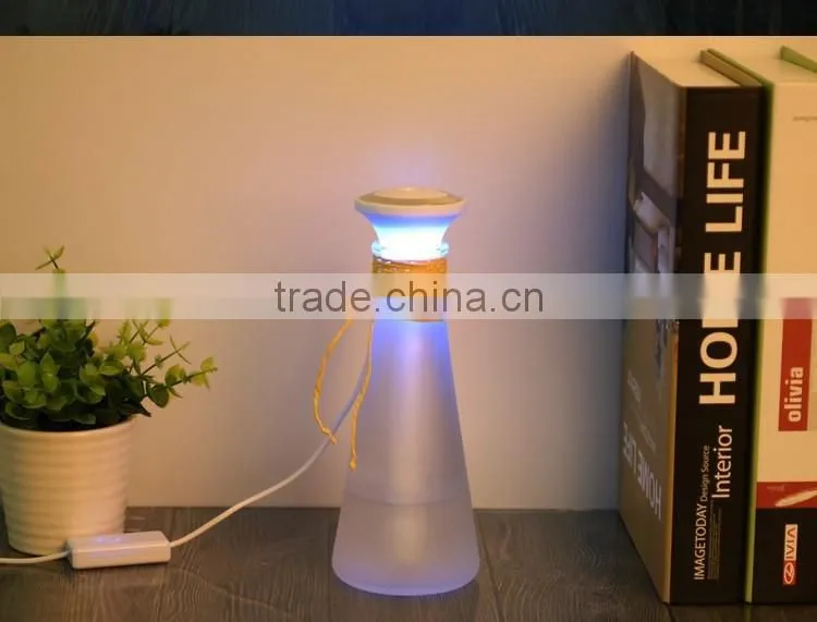 2017 New design wishing bottle air humidifier, home ultrasonic humidifier