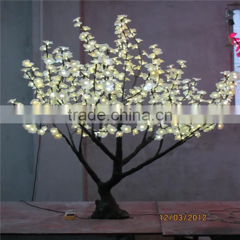 blue cheap artificial blossom tree/indoor decor led trees for christmas