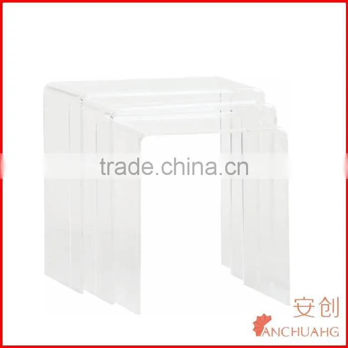 acrylic desk_lucite nesting tables