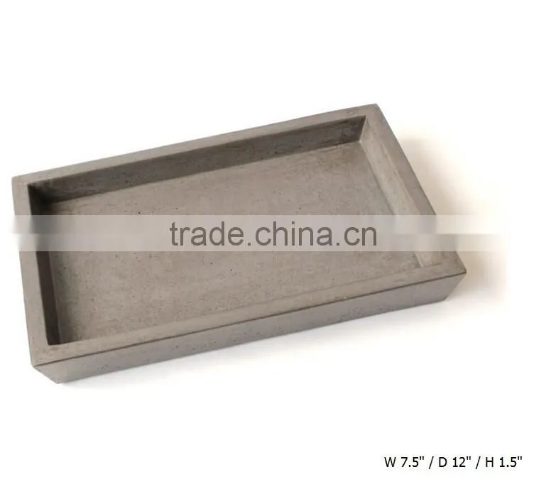 Concrete Storage stand Succulent Planter Pot Jewelry accessory ring Holder