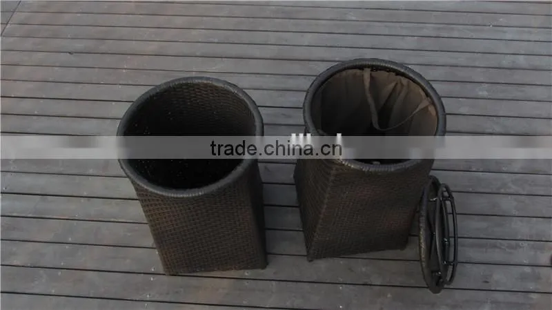 Cheap Alumi Garden PE Rattan Hamper Storage Boxs