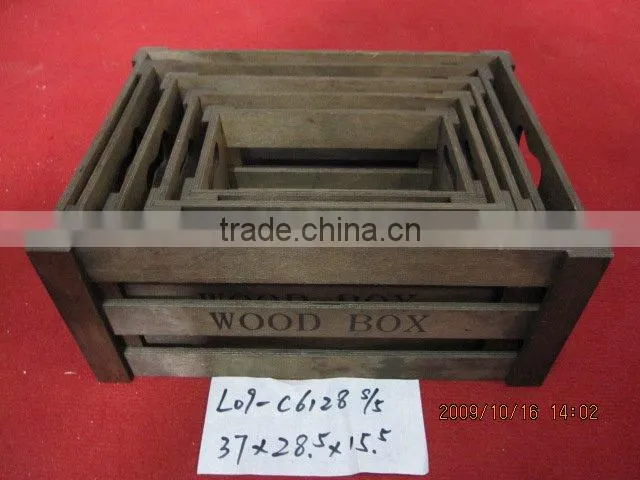 antique wood crate for sale,wooden box,wooden storage box