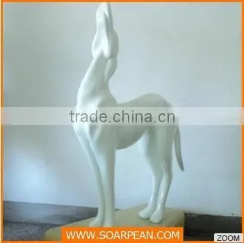 Home Decorative Lovely Lifelike Doberman Dog Statues