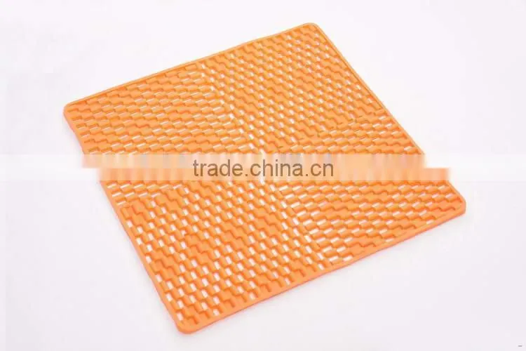 Low price washable best quality pvc butterfly bath mat