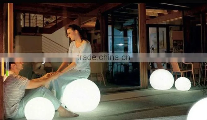 Waterproof IP65 RGB colors rechargeable floating led eggs light ball
