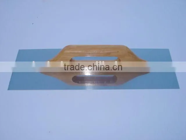 wooden handle plastering trowel with teeth factory