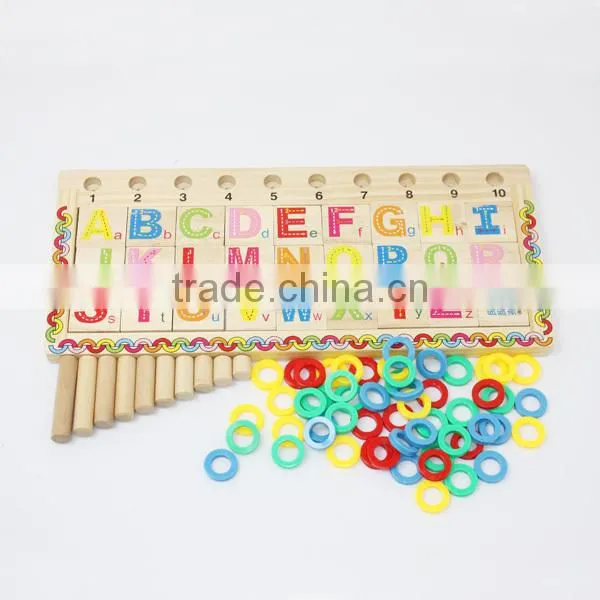2015 New kids wooden hammer toy, popular children wooden hammer toy and hot sale fashion baby wooden hammer toy W11G015