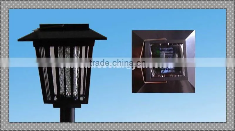 Solar Powered With Re-chargeable Batteries Mosquito Killer Lamp