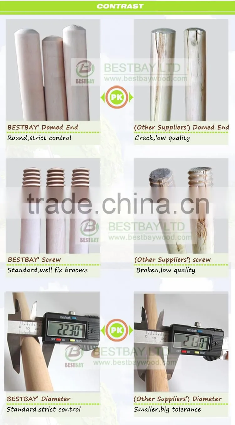 wood broom handle machine for 2.2cm 2.5cm mop handle