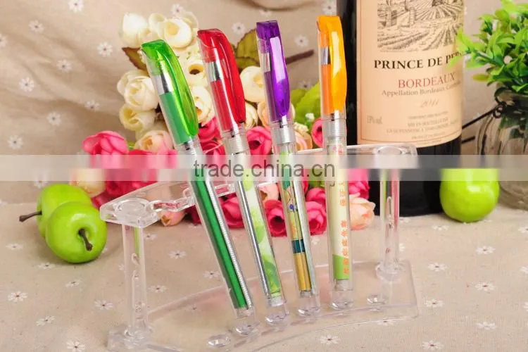 Cheap Banner Pen/Promotional Gel Pen/Advertising Pull Out Banner Pen