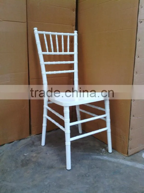 High quality white wood silla tiffany chair white chiavari chair